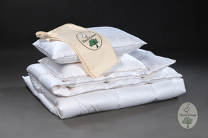 All Year Medium Tree&amp;Goose Quilt 140x200