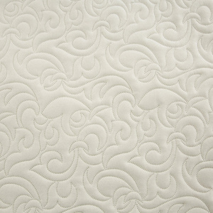 Quilted Decorative Bedspread 200 x 220 Len4 Cream