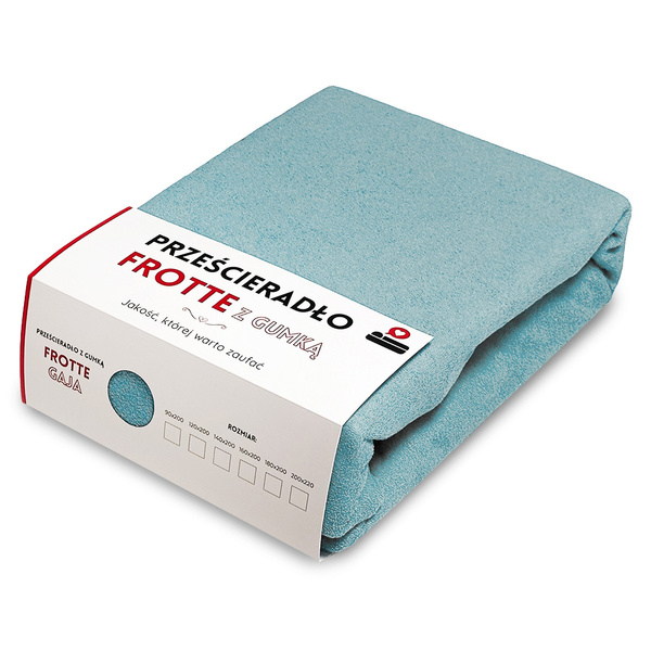 Prześcieradło 120 x 200 Frotte z Gumką Gaja 43