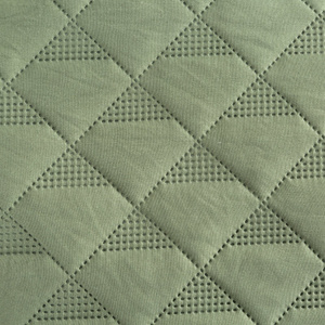 Quilted Bedspread 170 x 210 with Ruffle Vanesa Light Green