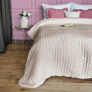 Narzuta 220 x 240 Pikowana Z Falbaną Celia 03