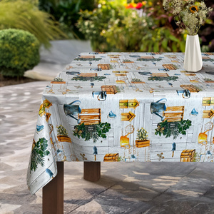 Tablecloth 140 cm Decorative by the Meter Lena 07