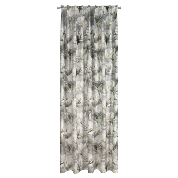 Zasłona 140 x 300 Dekoracyjna Flex Sandy Stal+Sreb