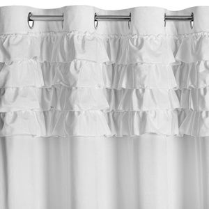 Curtain 140 x 250 Decorative Eyelets Erin White