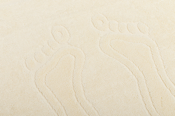 Bathroom rug Sora 50 x 70 02 650 g/m2 Ecru