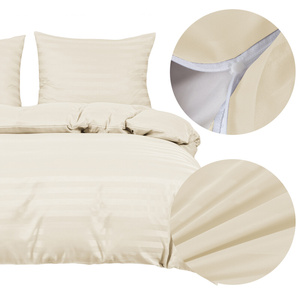 Bedding 160 x 200 3pcs Satin Stripes Ramiro 03