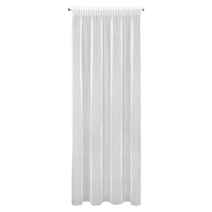 Decorative curtain Nice 140 x 270 Tape White