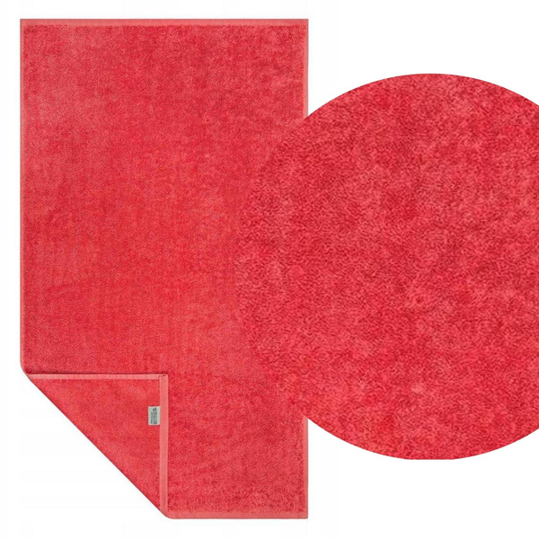 Ręcznik 50 x 90 Bawełna Como 450g/m2 Czerwony