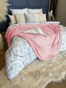 Blanket 200 x 220 Microfiber Solid Juana 09