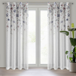 Decorative Curtain D91 Alice 140 x 250 B+Bordo