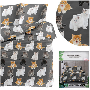 Bedding 160 x 200 3pcs Satin Maria 2708