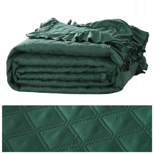 240 x 220 Quilted Double Sided Ruffy Butel Bedspread