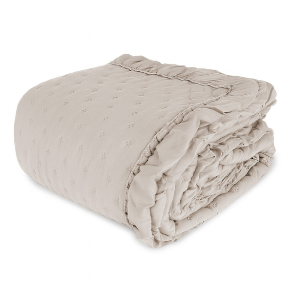 Narzuta 200 x 220 Pikowana Z Falbaną Celia 03