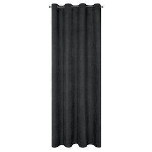 Zasłona 140 x 250 Dekoracyjna Welwet Milo Czarny
