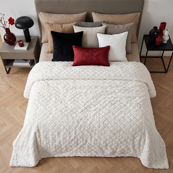 Koc 160 x 200 Mikrofibra Tłoczona Gediz 02