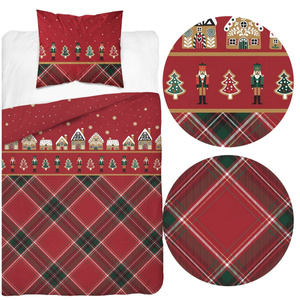 Bedding 140 x 200 2pcs Christmas Flannel Cotton Laura 4940B