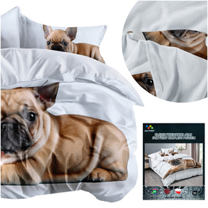 Bedding 160 x 200 3pcs Microfiber 3D Andreas 3030