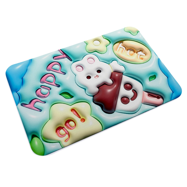 Mata łazienkowa 3D Antypoślizgowa Chłonna Magic 16