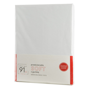 Prześcieradło 140 x 200 Mikrowłókno Gumka Soft B