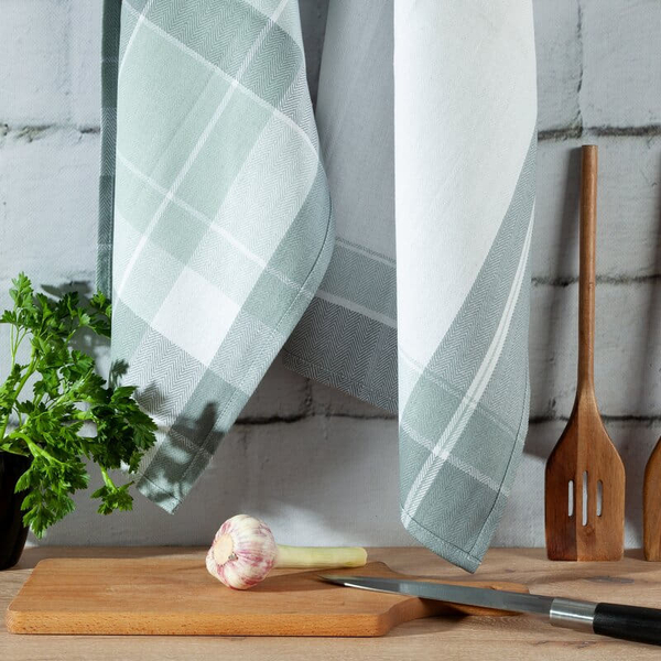 Set of Cloths 2pcs 50 x 70 Cotton Mona Graphite