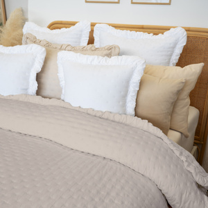 Narzuta 200 x 220 Pikowana Z Falbaną Celia 03