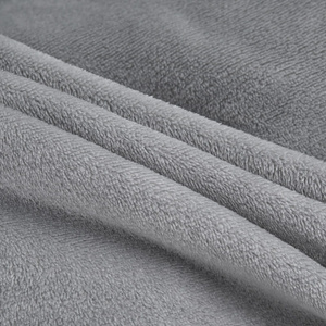 Bedding 160 x 200 3pc Microfiber Teddy Bear Cozy Gray