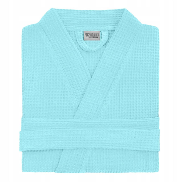 Szlafrok Kimono Gofer Bawełniany Unisex S/M Mięta