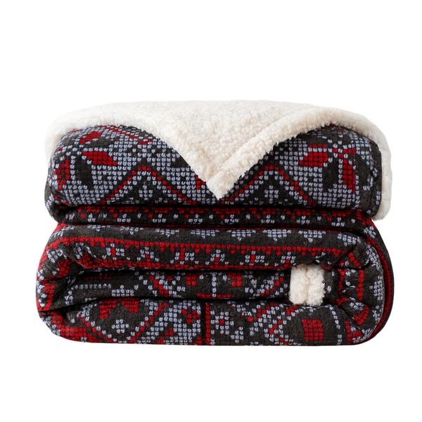 Koc 200 x 220 Mikrofibra Świąteczna Hayat 102