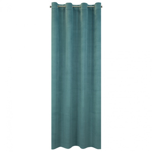 Curtain 140 x 250 Decorative Velvet Milo Turquoise
