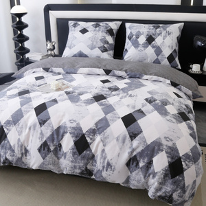 Bedding 160 x 200 3 pcs Cotton Satin Dalia 25