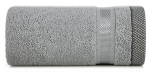 Towel 30x50 Bath Frotte Abbie 04 Silver