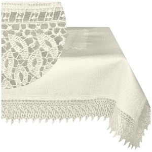 Guipure Tablecloth 144_Cream 140x220