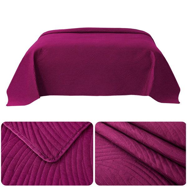 Bedspread 220 x 240 Embossed Microfiber Federico 02