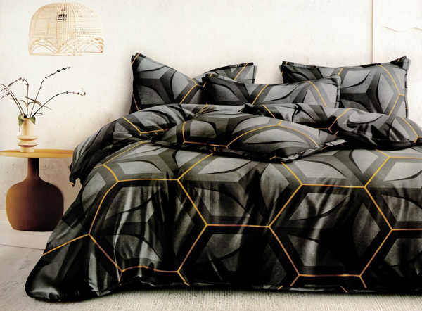 Pościel 200 x 220 3cz Satynowa Dalwin 1019