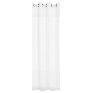 Curtain 140 x 250 Decorative Viva White Drawstring