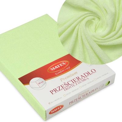 Prześcieradło 220 x 200 Frotte z Gumką PREMIUM 52