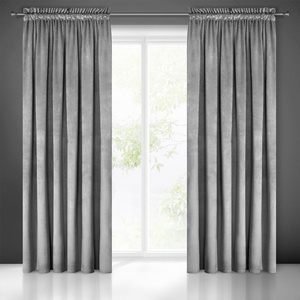 Pierre Cardini Tape Curtain 140 x 300 Steel