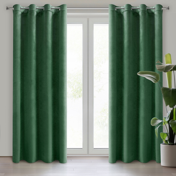 Curtain 140 x 250 Decorative Velvet Rosa C. Herb