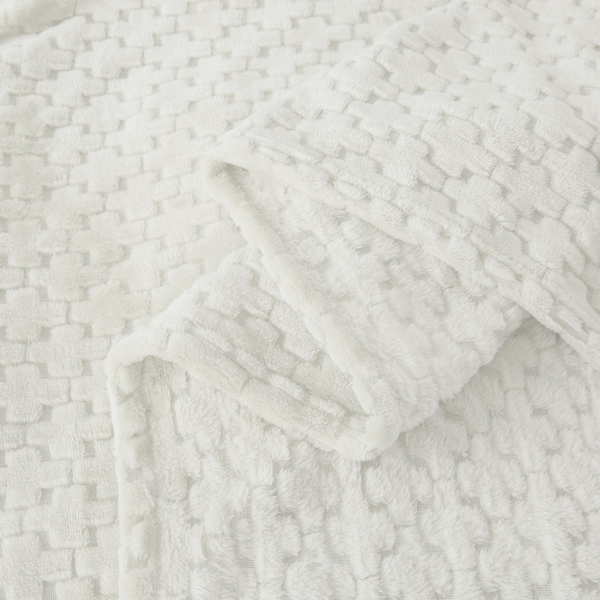 Koc 160 x 200 Mikrofibra Tłoczona Gediz 02