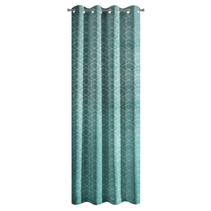 Curtain 140 x 250 Decorative Velvet Mandi Turquoise