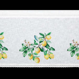 Firana 60 x 150 Dekoracyjna Gotowa CLOE B+Ziel