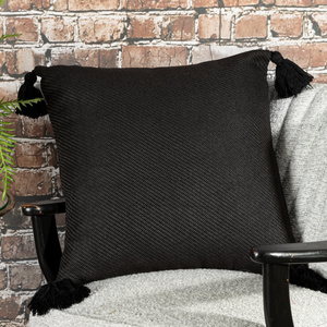 Pillowcase 45 x 45 Decorative Pompoms Poly 04 Pink