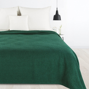 Blanket 200 x 220 Microfiber Boucle Bukla C.Green