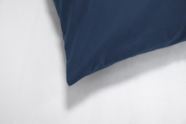 Poszewka Bawełna 50 x 70 Jednolita Ola Granat Navy