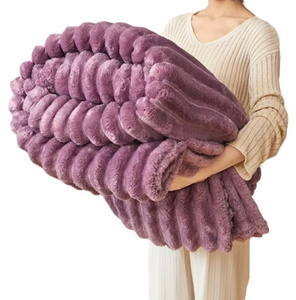Blanket 200 x 220 Microfiber Plush Shirley 03