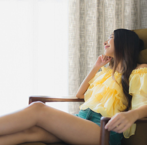 Curtain 140 x 270 Decorative Tape Rubi Beige