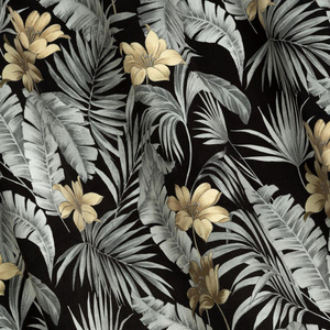 Velvet Loren Curtain 140 x 250 Pinstripe Black