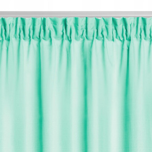 Curtain 140 x 250 Decorative Tape Viva Mint