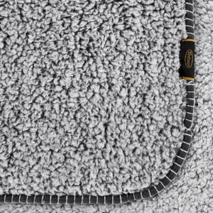 Blanket 150 x 200 Microfiber Lamb Koala Steel+White