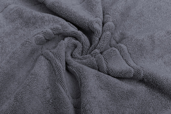 Bathroom Rug Sora 50 x 70 06 400 g/m2 Steel